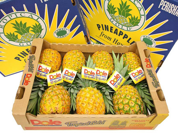 30lbs hawaiian pineapples